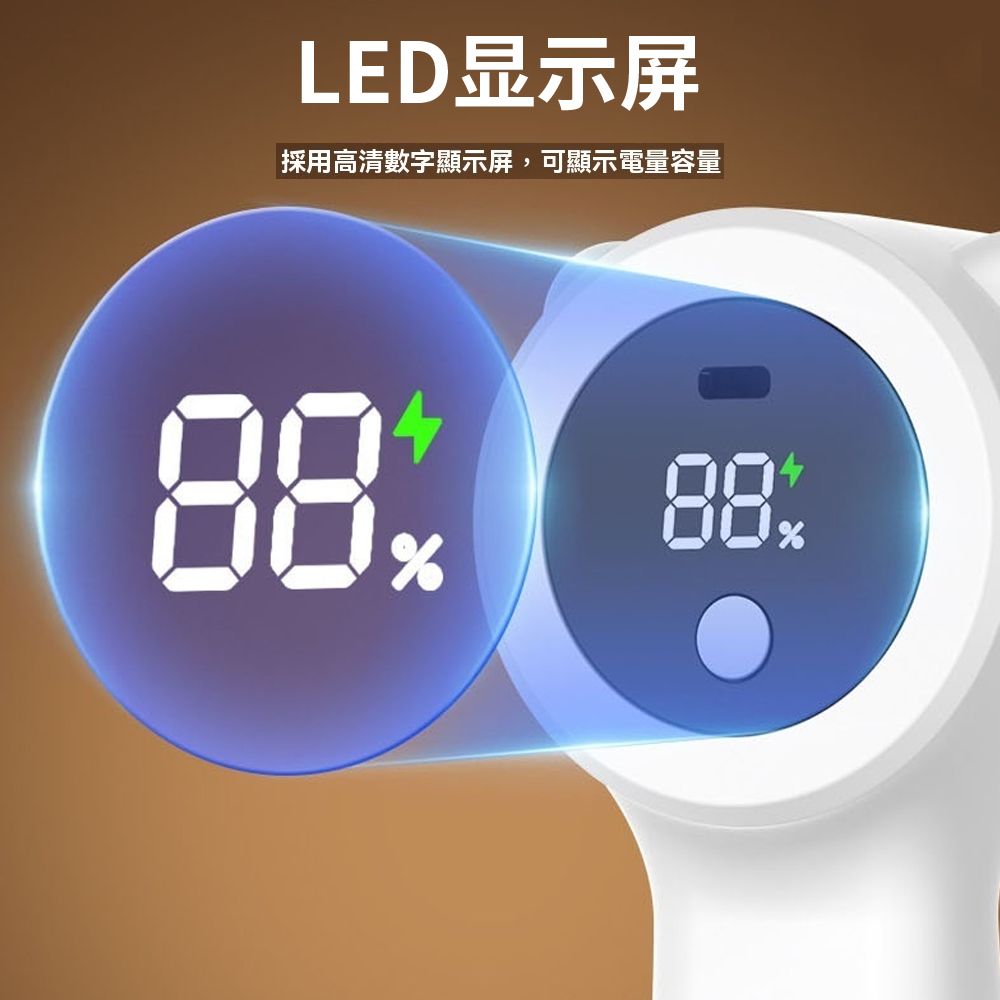  Homeco 数位顯示家用二合一毛球修剪器 充電式去球器 可擕式去毛器(毛球機/除毛球/衣服起球)