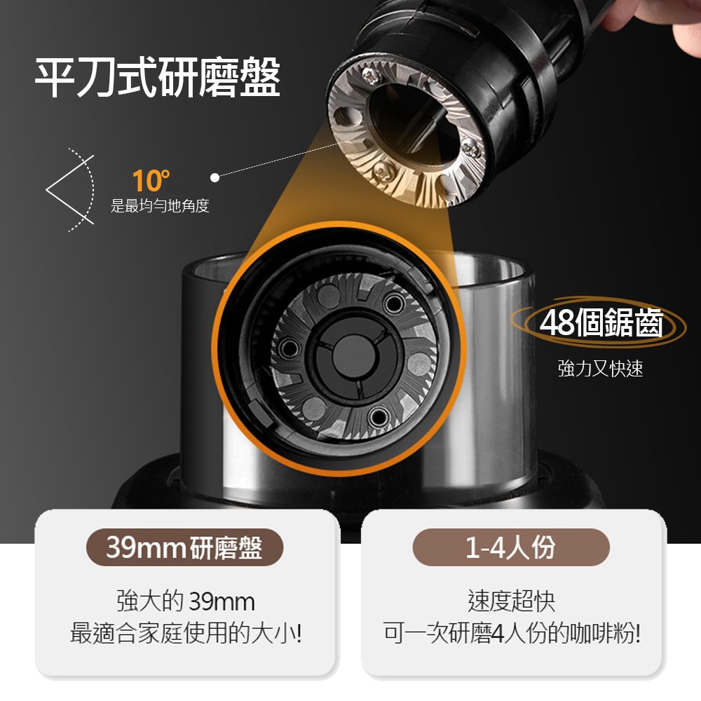 Osner 韓國歐紳 ELBEAN 經典電動咖啡磨豆機(KWG-200)