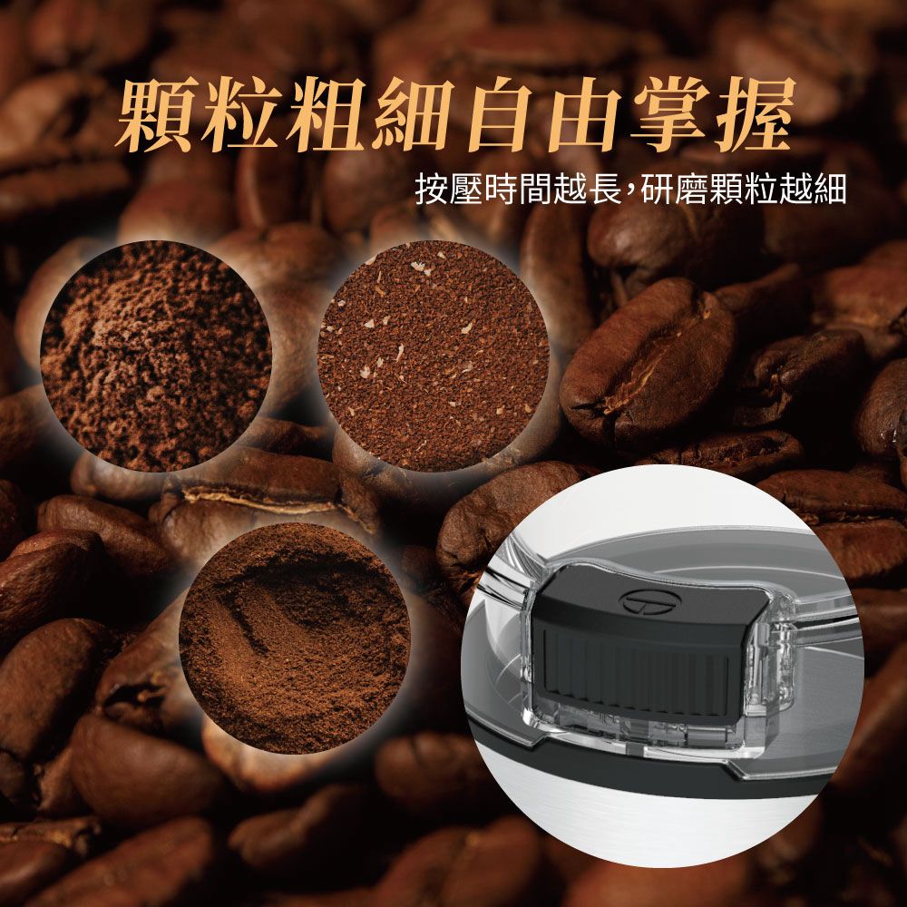 【Romeo羅蜜歐】不銹鋼咖啡磨豆機 研磨機/磨粉機