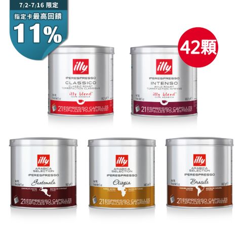 IPERESPRESSO咖啡膠囊 (21入/罐) 兩件組 口味任選