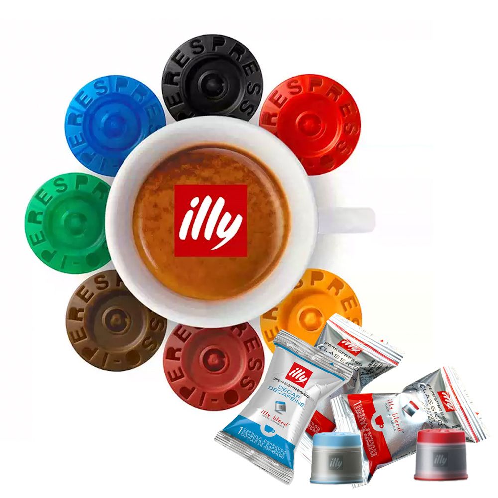 ILLY 限時加碼8顆中培膠囊(單顆獨立保鮮裝)!!  Y3.3 美型濃縮膠囊咖啡機升級版(曜石黑)