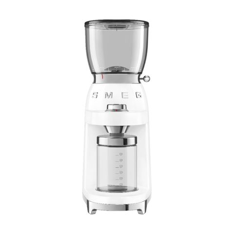【SMEG】義大利復古美學 定量磨豆機-珍珠白