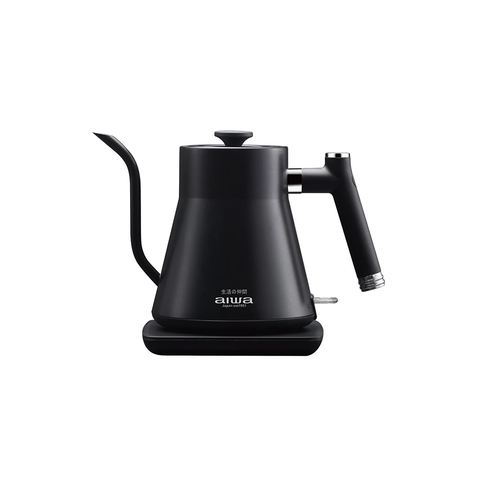 AIWA 愛華 0.8L 鵝頸手沖電茶壼 AA-K21 黑色
