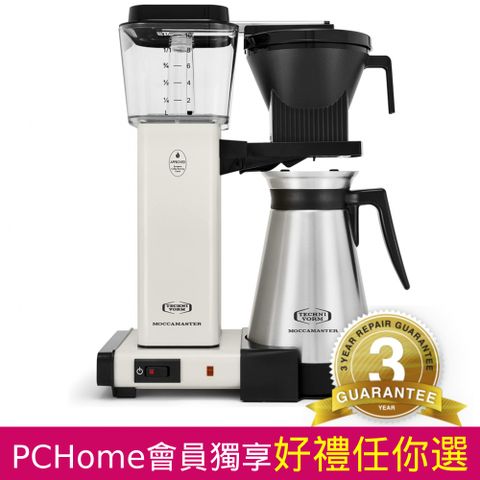 Technivorm Moccamaster Moccamaster 濾泡式咖啡機 KBGT-741 簡潔白