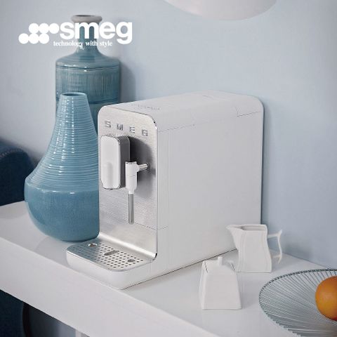 【SMEG】義大利全自動義式咖啡機(BCC12款)-珍珠白
