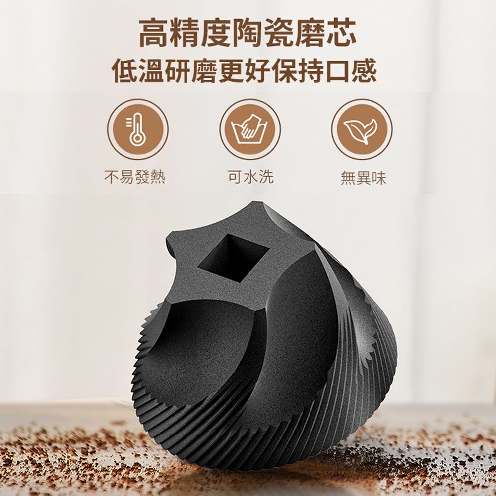 HADER 電動咖啡磨豆機 咖啡豆研磨機 意式咖啡自動磨粉機 小型咖啡機