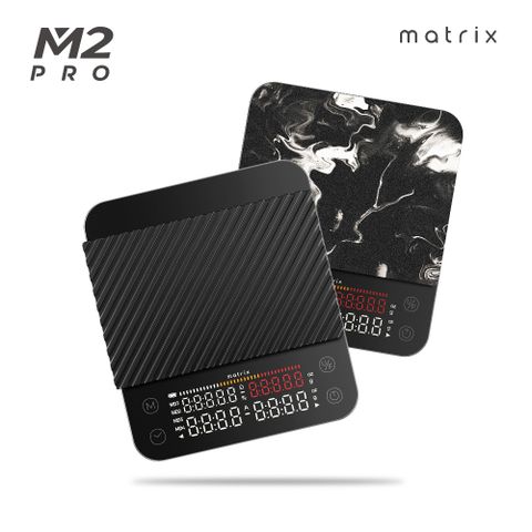 【Matrix】M2 Pro AI大師 義式手沖 LED四顯流速粉水比咖啡秤