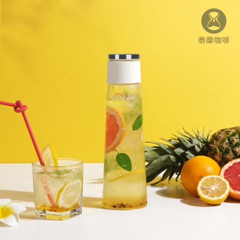 TIMEMORE 【 泰摩】冷萃咖啡 冰錐冷泡瓶 600ml 白色(冷泡茶 水果茶 冷泡咖啡皆可)