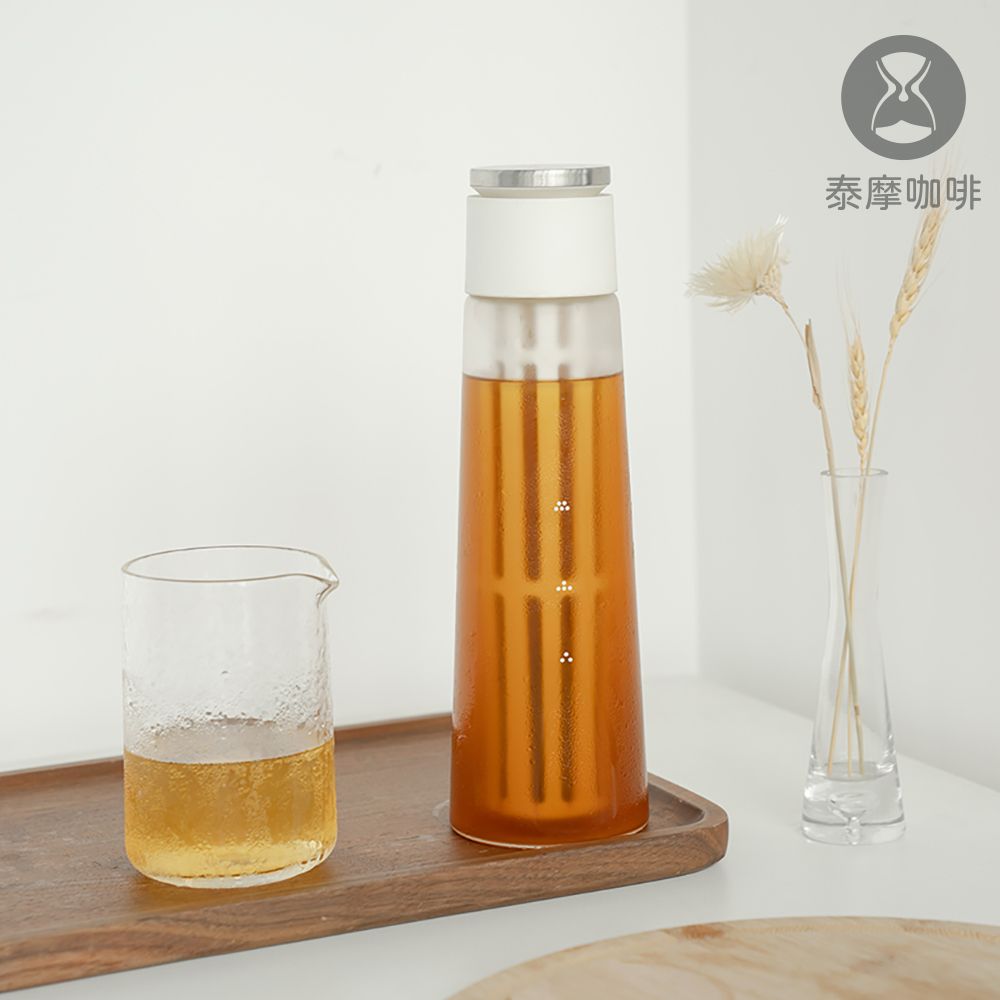 TIMEMORE 【 泰摩】冷萃咖啡 冰錐冷泡瓶 600ml 白色(冷泡茶 水果茶 冷泡咖啡皆可)