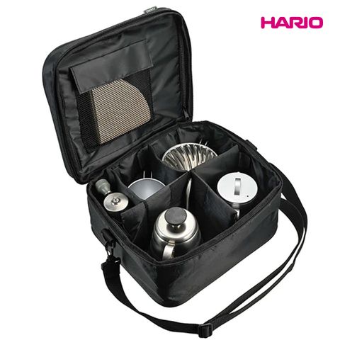 此賣場單售包包，不含圖片內咖啡器材【HARIO】V60戶外旅行露營登山用露營包 (14L) O-VCB-B 咖啡包旅行包(不鏽鋼戶外露營系列)