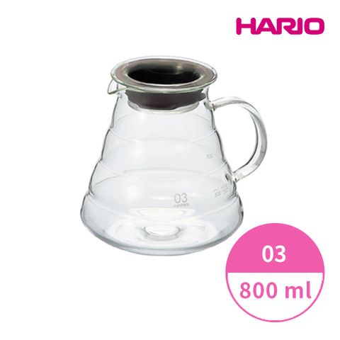 [ HARIO 雲朵系列 ] V60雲朵80咖啡 03 玻璃分享壺-透明 800ml [XGS-INT-03TB] 分享壺 咖啡壺 玻璃壺 雲朵壺
