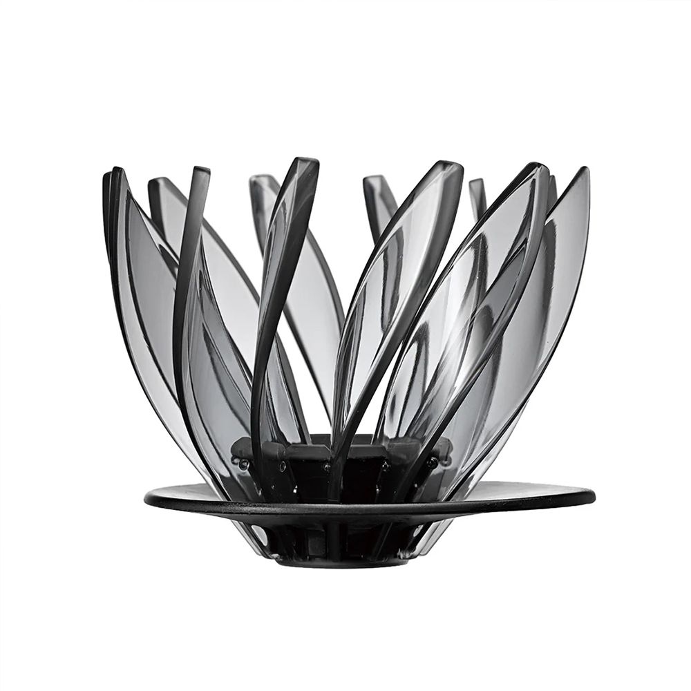 HARIO V60 睡蓮濾杯-黑-VDSU-02-TB/手沖濾杯/SUIREN濾杯/V型/樹脂濾杯/錐形濾杯/花瓣濾杯/露營/收納/底座分離