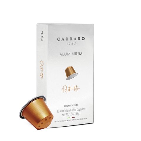 Nespresso Original專用膠囊咖啡 10/盒 CARRARO Ristretto 芮斯崔朵 咖啡膠囊