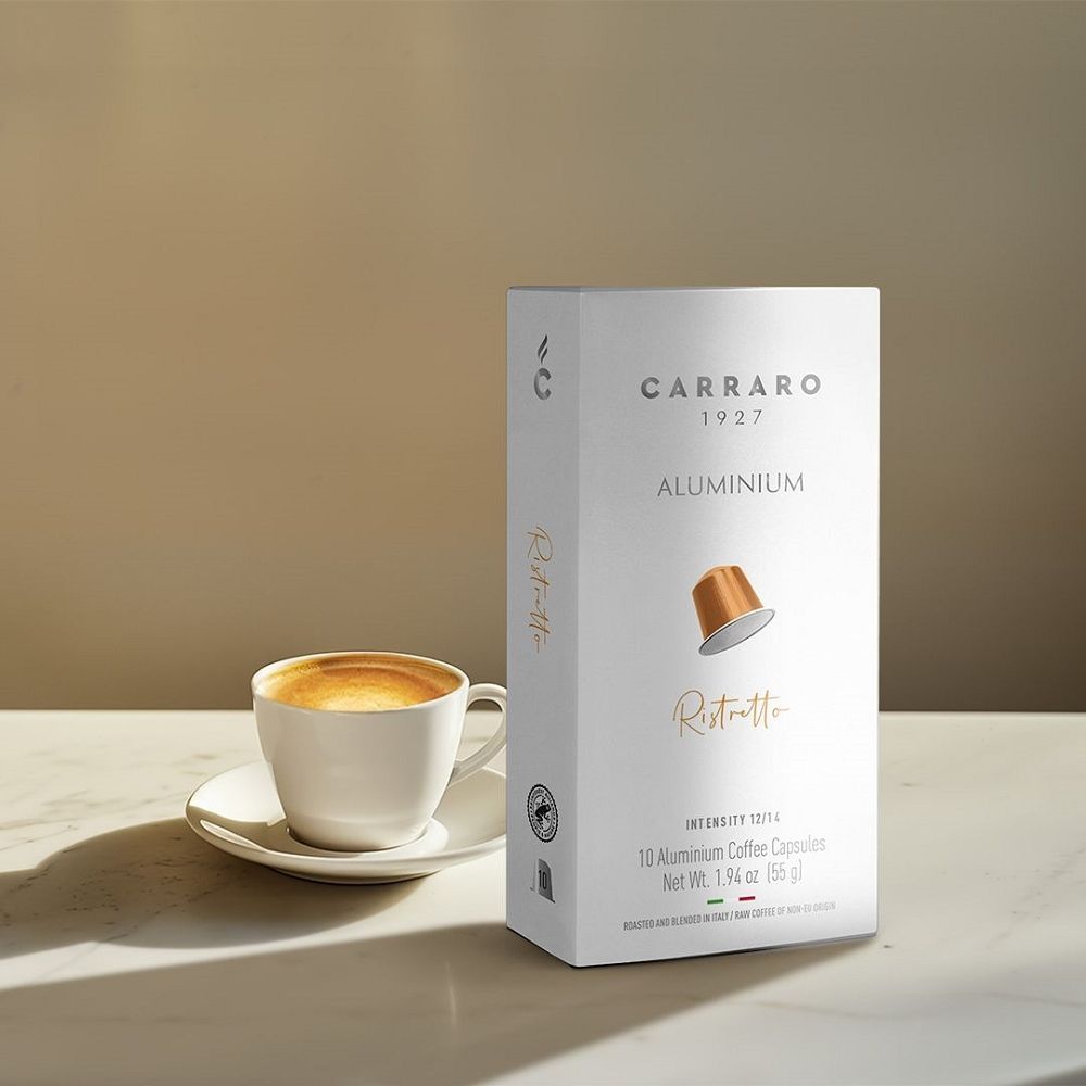  Nespresso Original專用膠囊咖啡 10/盒 CARRARO Ristretto 芮斯崔朵 咖啡膠囊