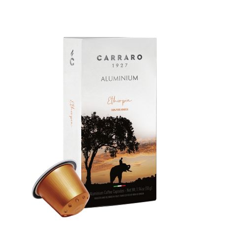 Nespresso Original專用膠囊咖啡 10/盒 CARRARO Ethiopia 頂級衣索比亞 咖啡膠囊