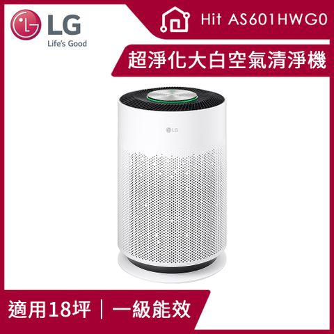 LG 樂金 PuriCare 超淨化大白空氣清淨機-Hit AS601HWG0(白色)