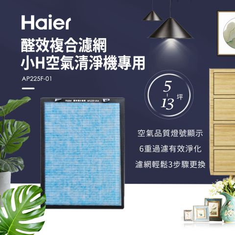 Haier 海爾 小H空氣清淨機專用醛效複合濾網 AP225F-01