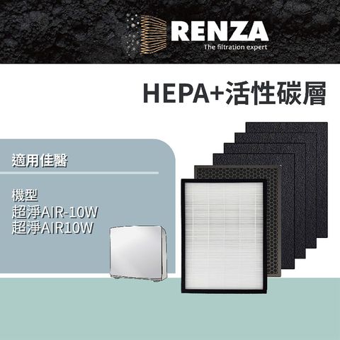 適用 佳醫 超淨 AIR-10W AIR10W 可替換 SF-10 HEPA-10 CO-10 HEPA+活性碳 濾網組