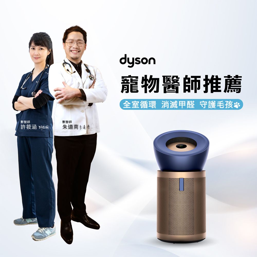 Dyson 戴森 Purifier Big+Quiet 強效極靜甲醛偵測空氣清淨機 普魯士藍及金色BP04