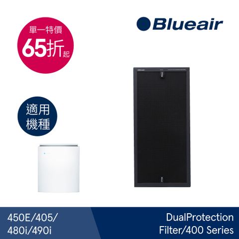 耗材下殺↘65折【Blueair】480i &amp; 490i 專用活性碳濾網(DualProtection Filter/400 Series)
