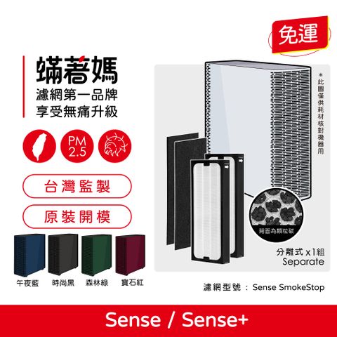 蟎著媽 濾網(適用 Blueair Sense Sense+ 空氣清淨機)