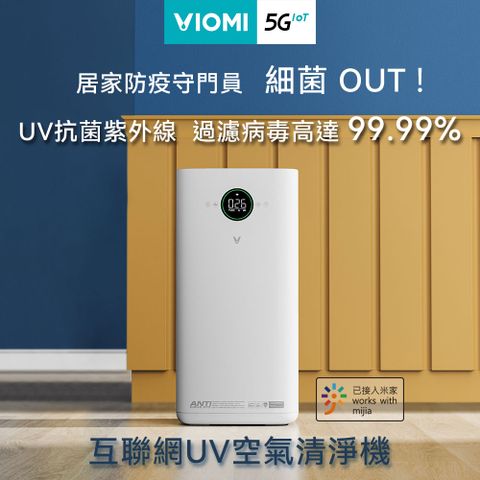 【VIOMI 雲米】互聯網UV空氣清淨機-VXKJ03