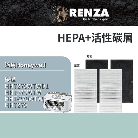 RENZA 兩片裝 適用 HHT270WTW HHT-270WTW HHT270 空氣清淨機 濾芯