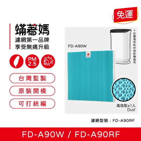 蟎著媽 濾網(適用 3M FD-A90W FDA90W FDA90RF 空氣清淨機 除濕機)