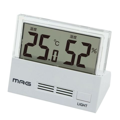 日本MAG透明液晶數位溫濕度計