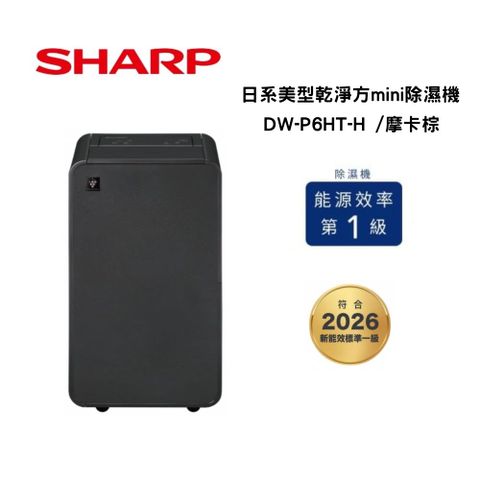 SHARP 夏普 6公升乾淨方mini美型 除濕機 DW-P6HT-H