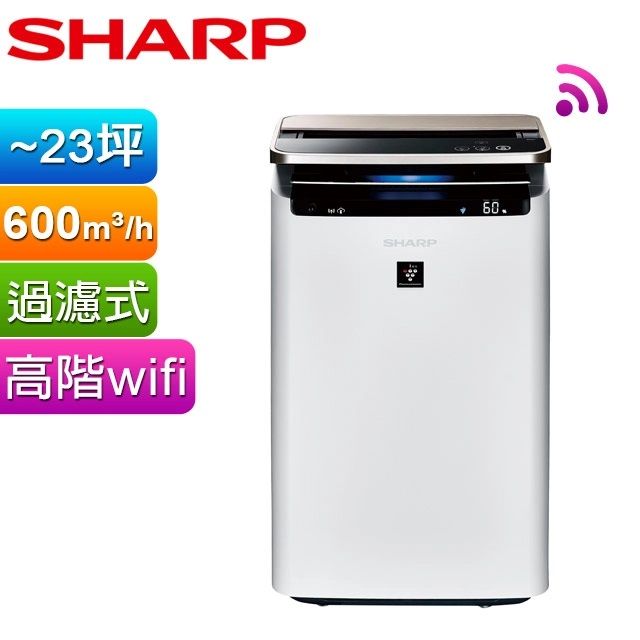 SHARP 夏普   23坪日製原裝AIoT智慧 空氣清淨機 KI-J101T-W