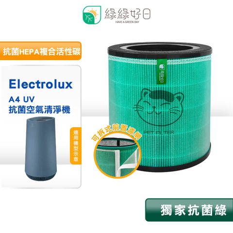 綠綠好日 適 Electrolux 伊萊克斯 Flow A4 UV FA41-402 403 全色系 抗菌 濾芯 活性碳濾網