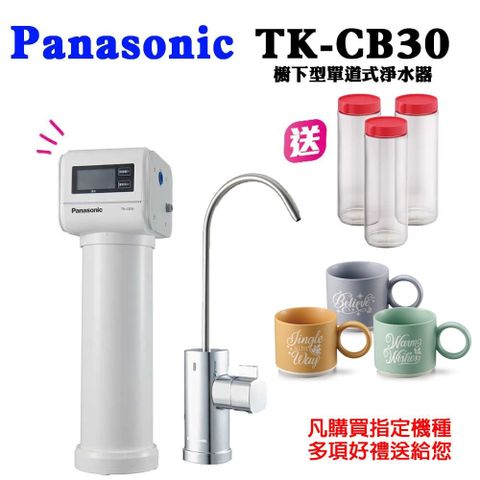 Panasonic 國際牌 台灣公司貨  櫥下型單道式淨水器TK-CB30