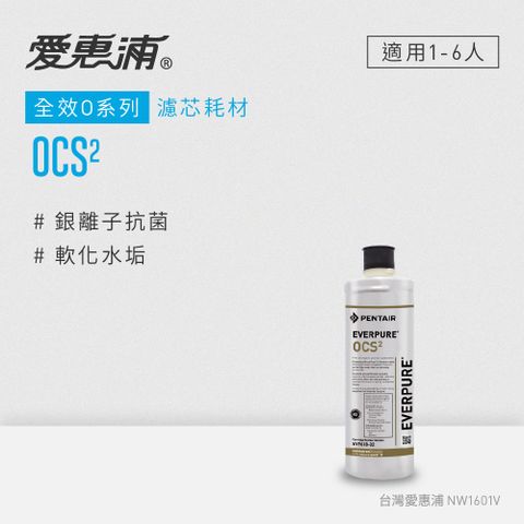 贈黑色帆布購物袋愛惠浦 EVERPURE OCS2活性碳濾芯(DIY更換)