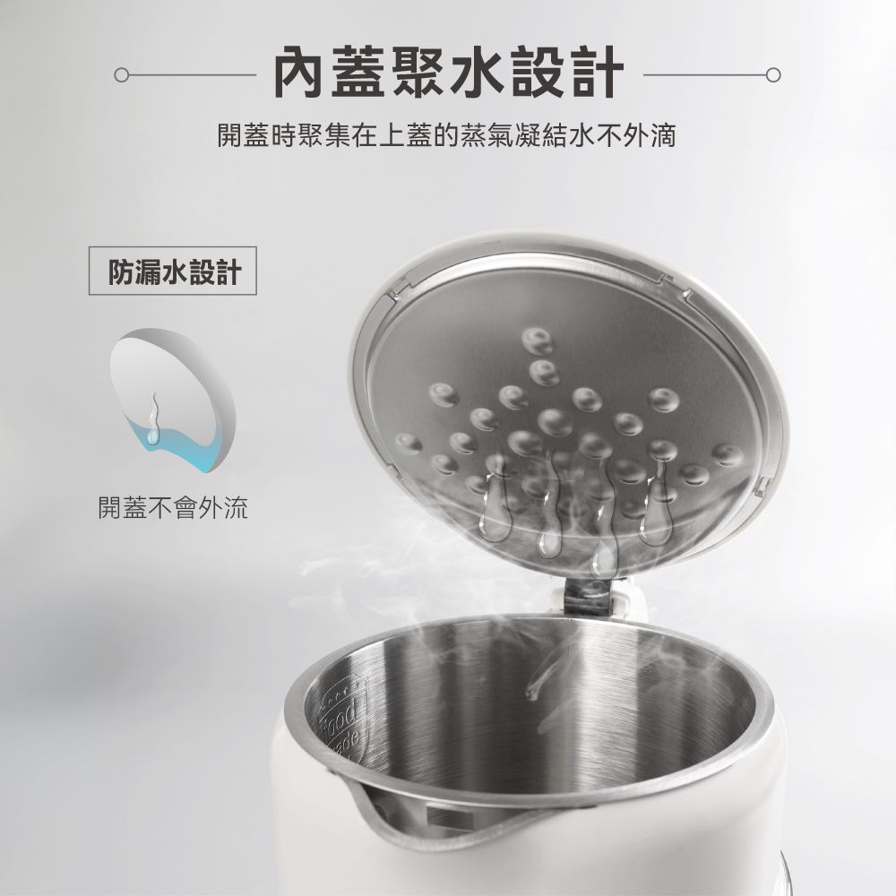 SABA 1.7L智能溫控快煮壺 6段智能溫控  超大顯示螢幕 雙層防燙 SA-HK45