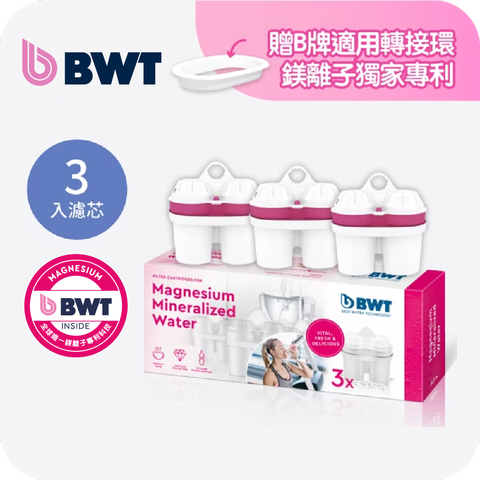 BWT 德國倍世 鎂離子濾芯3入