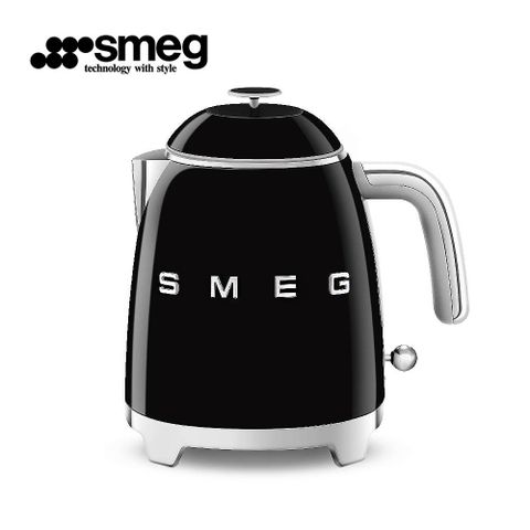 SMEG 義大利迷你電熱水壺-耀岩黑_KLF05BLUS