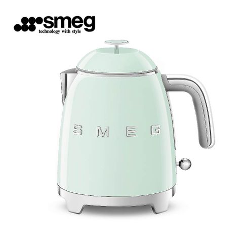 SMEG 義大利迷你電熱水壺-粉綠色_KLF05PGUS