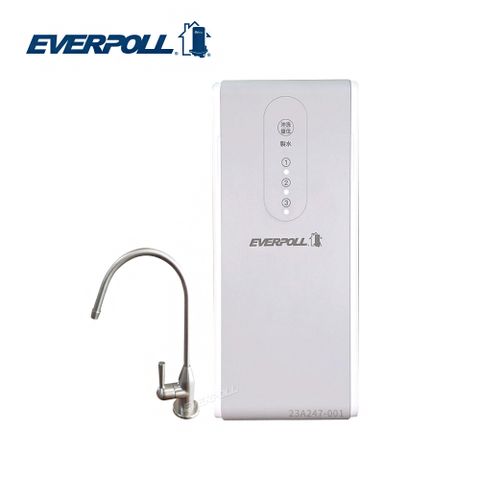 【EVERPOLL】直出RO淨水器+304不鏽鋼單冷龍頭 (RO-600+H-118)