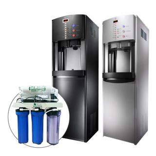 HS-A990FR冰溫熱殺菌型立地式飲水機+搭配公規RO 5道逆滲透