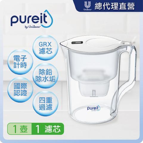 unilever 聯合利華 Pureit PX3070即凈濾水壺3.5L(內含1入濾芯)