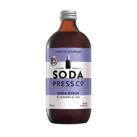 Sodastream Sodapress 藍莓萊姆糖漿500ml
