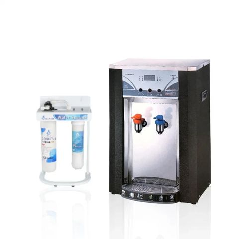 [麗水生活] 泡茶白鐵雙溫飲水機 搭配RO5道(贈基本安裝）