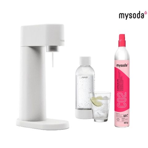 mysoda 沐樹得 芬蘭Woody木質氣泡水機-樹冰白 WD002-W
