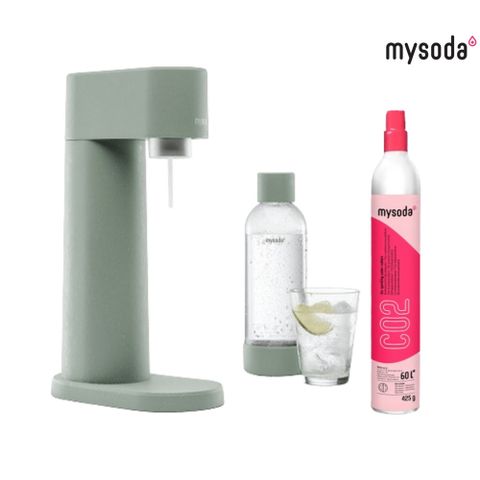 【mysoda】Woody氣泡水機-雲杉綠 WD002-GG
