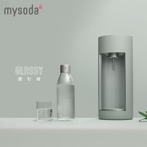 mysoda 沐樹得 芬蘭GLASSY氣泡水機-雲杉綠 GL004-GG