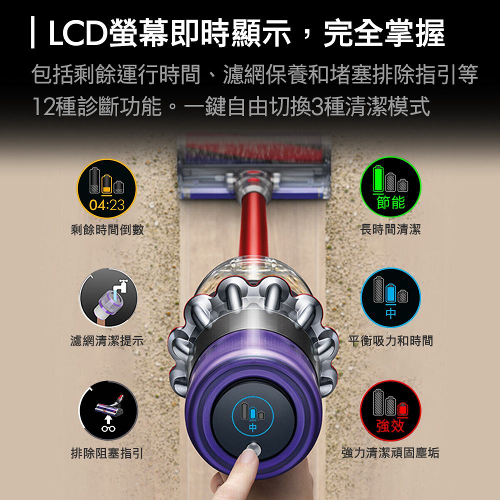 Dyson 戴森 V11 Fluffy Extra手持無線吸塵器+V8 Focus Mattress origin HH15強勁除塵蟎機(PChome獨家1+1組合)