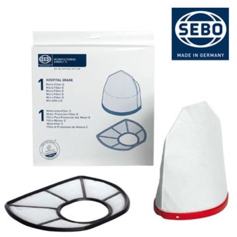 SEBO AIRBELT D系列專用 S Class三階段醫療級濾網組合包8191ER