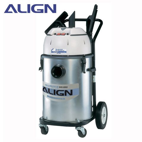 ALIGN亞拓 雙渦輪工業用乾濕兩用吸塵器(60公升集塵桶) AVC-2260