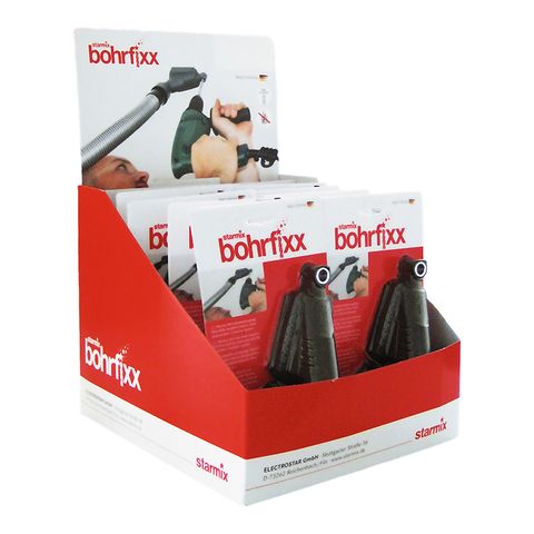 【德國Starmix吸特樂】【BOHRFIXX 14W】各廠牌吸塵器通用吸盤型免電池零故障無塵鑽孔集塵器